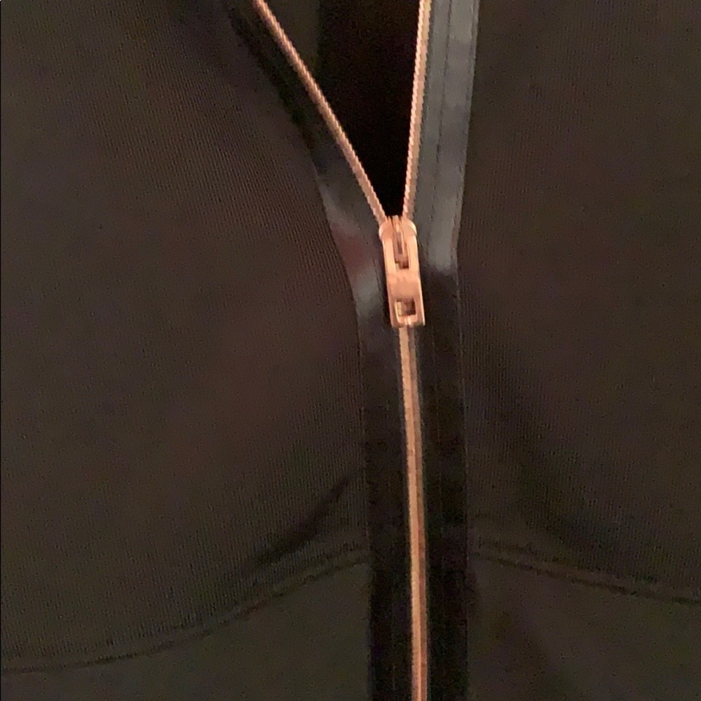 rag & bone tank, rose gold exposed zipper (back) - Picture 6 of 9